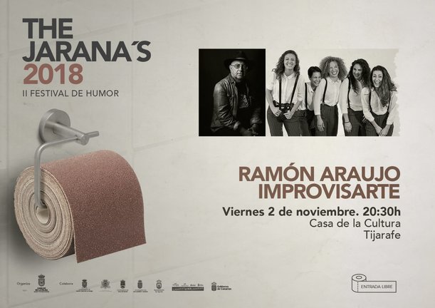 Cartel The Jarana's Ramon Araujo e Improvisarte en Tijarafe